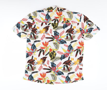 Red Herring Men's Tropical Floral Shirt Small