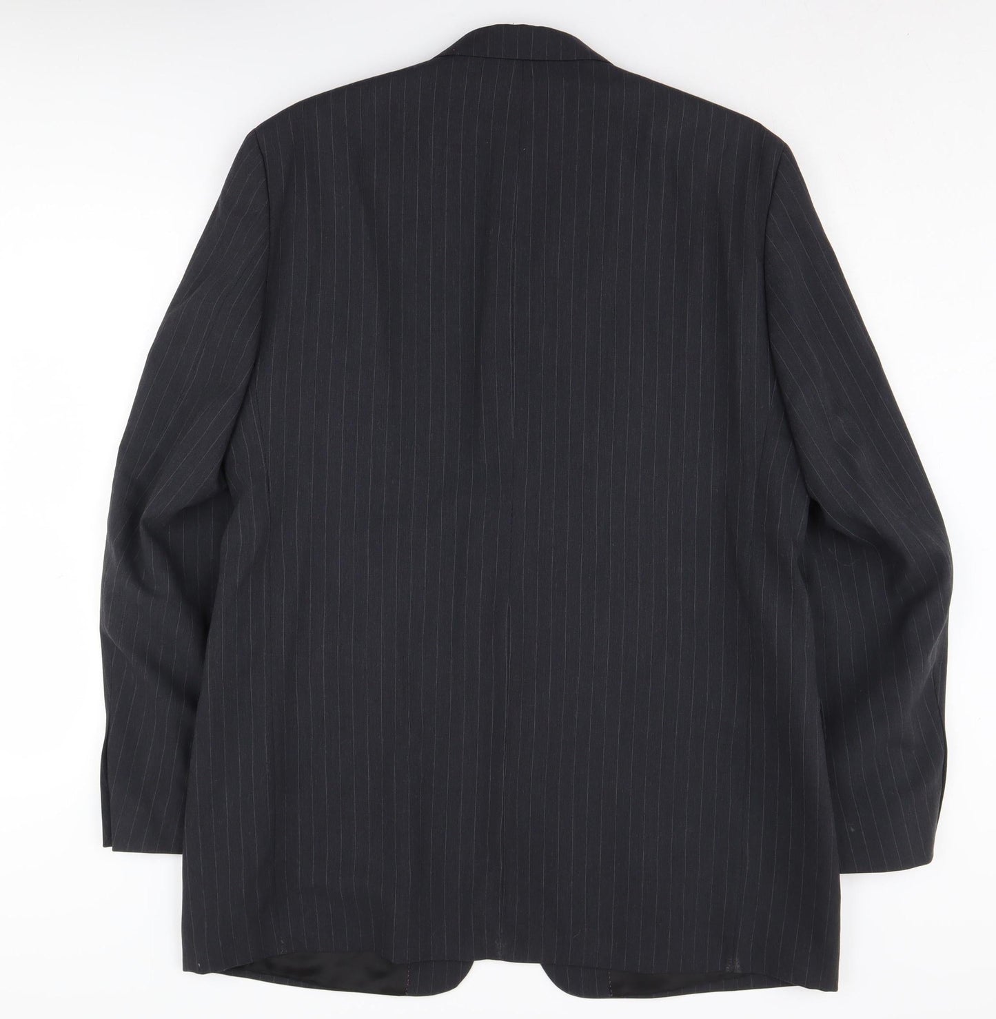 Austin Reed Men's Black Striped Suit Jacket 42 Long Classic