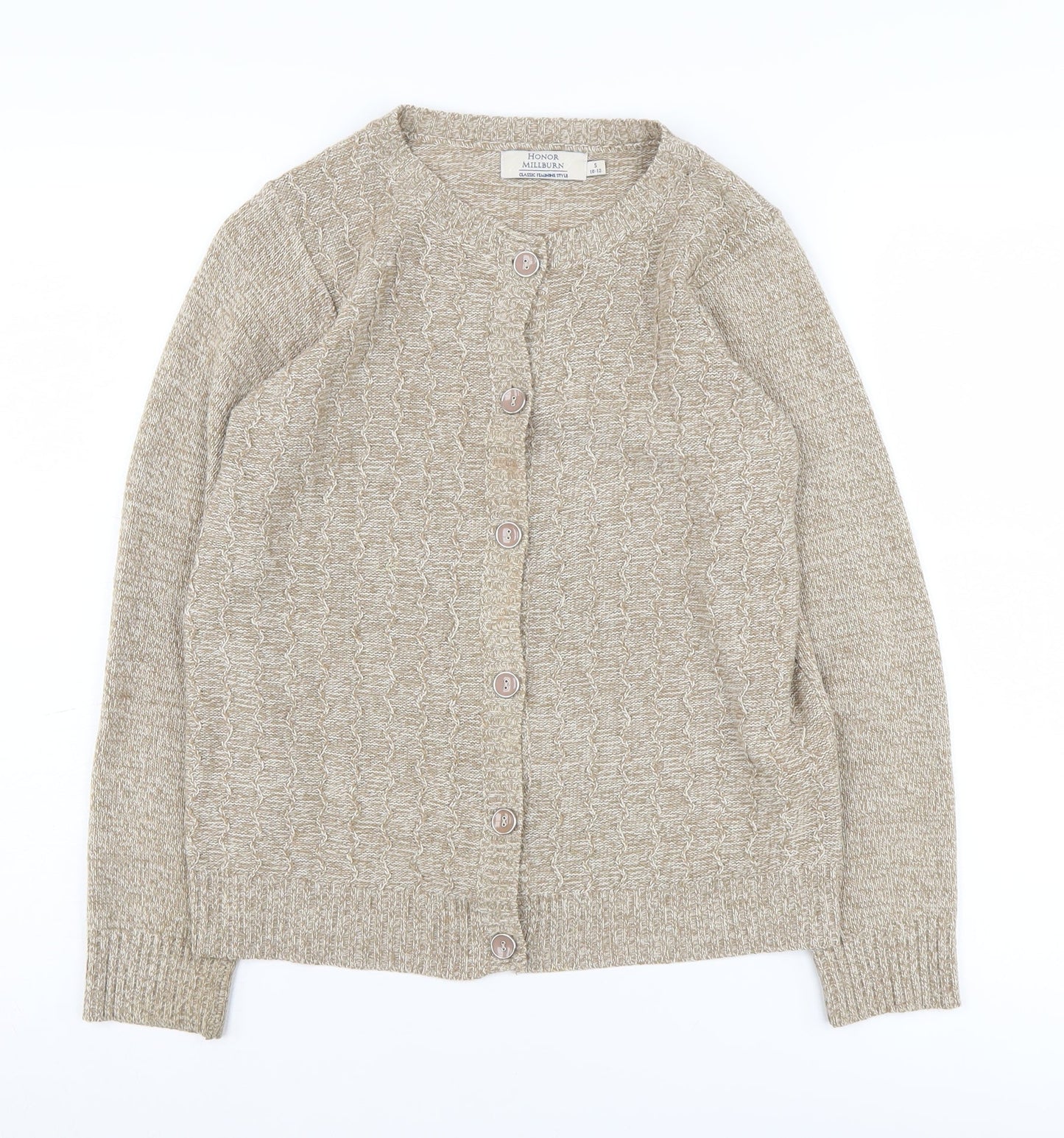 Womens UK Size S Honor Millburn Beige Cardigan Jumper