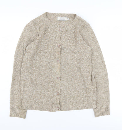 Womens UK Size S Honor Millburn Beige Cardigan Jumper