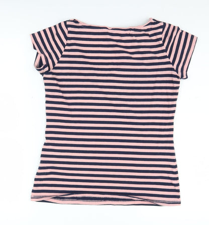 Womens UK Size 8 SoulCal & Co Multicoloured Basic T-Shirt