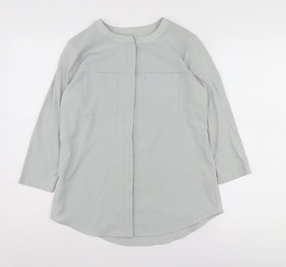 Womens UK Size S Van Heusen Grey  Blouse