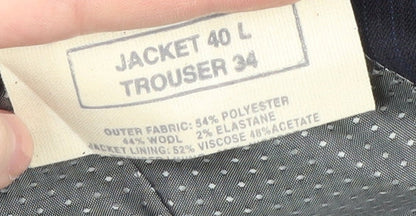 Mens UK Size 40 Ted Baker Regular Black Suit Jacket