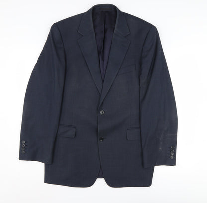 Mens UK Size 42 Jaeger Regular Blue Suit Jacket