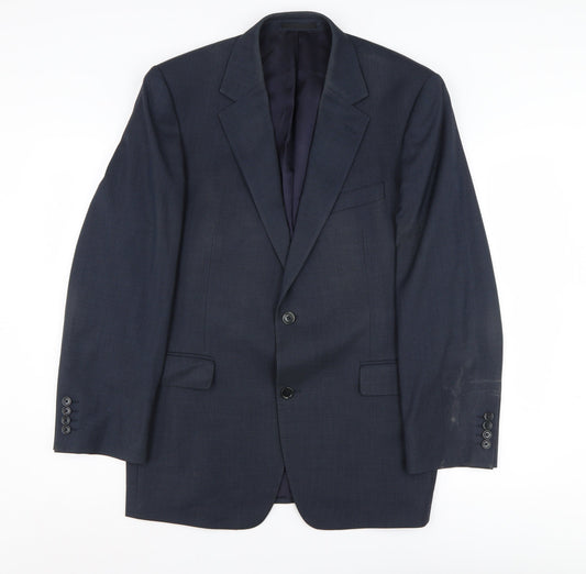 Mens UK Size 42 Jaeger Regular Blue Suit Jacket