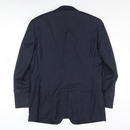 Mens UK Size 42 Jaeger Regular Blue Suit Jacket
