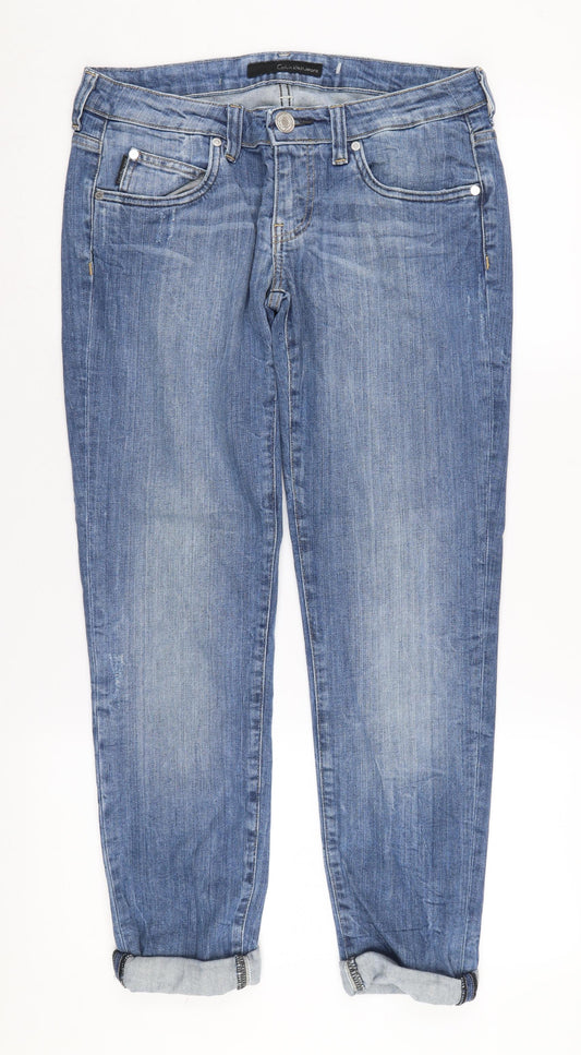 Calvin Klein Women's Blue Straight Jeans Size 30