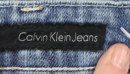 Calvin Klein Women's Blue Straight Jeans Size 30