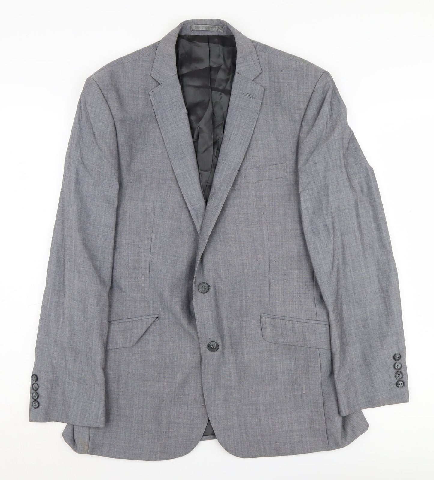 Mens UK Size 40 Ben Sherman Regular Grey Suit Jacket