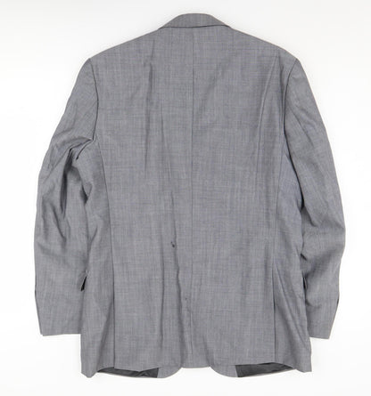 Mens UK Size 40 Ben Sherman Regular Grey Suit Jacket