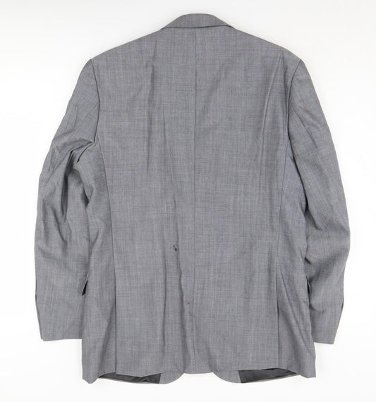 Mens UK Size 40 Ben Sherman Regular Grey Suit Jacket