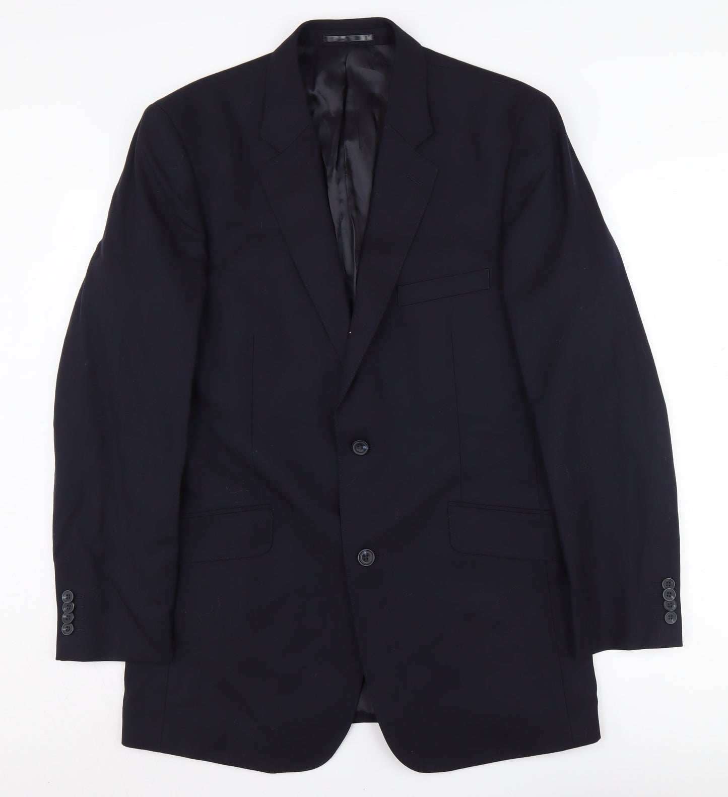 Mens UK Size 40 T.M.Lewin Regular Black Suit Jacket