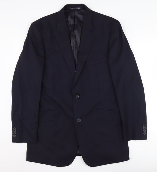 Mens UK Size 40 T.M.Lewin Regular Black Suit Jacket