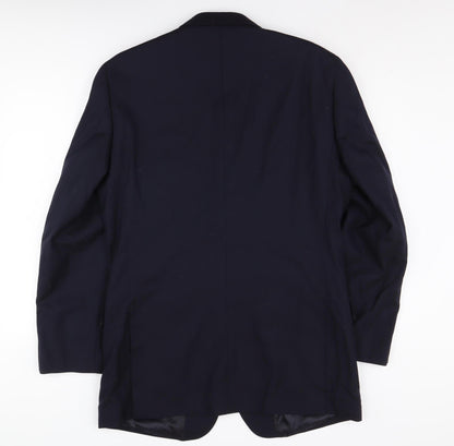 Mens UK Size 40 T.M.Lewin Regular Black Suit Jacket