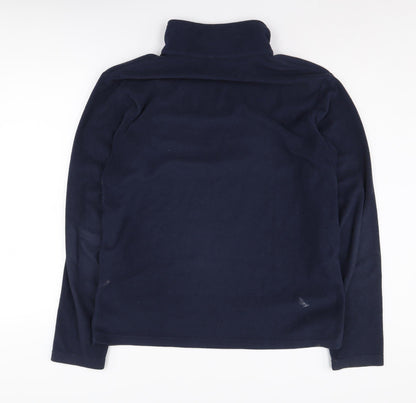 Mens UK Size L Regatta Blue 1/4 Zip Sweatshirt