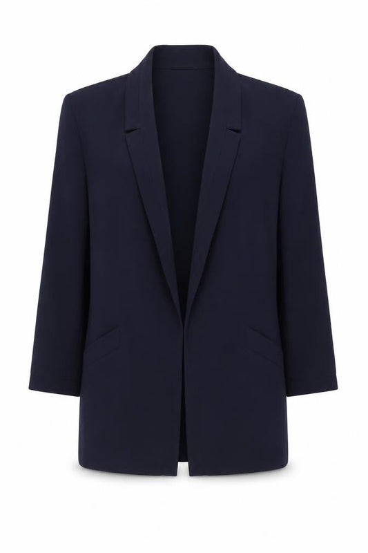 Womens UK Size 10 Jacques Vert Regular Blue Blazer