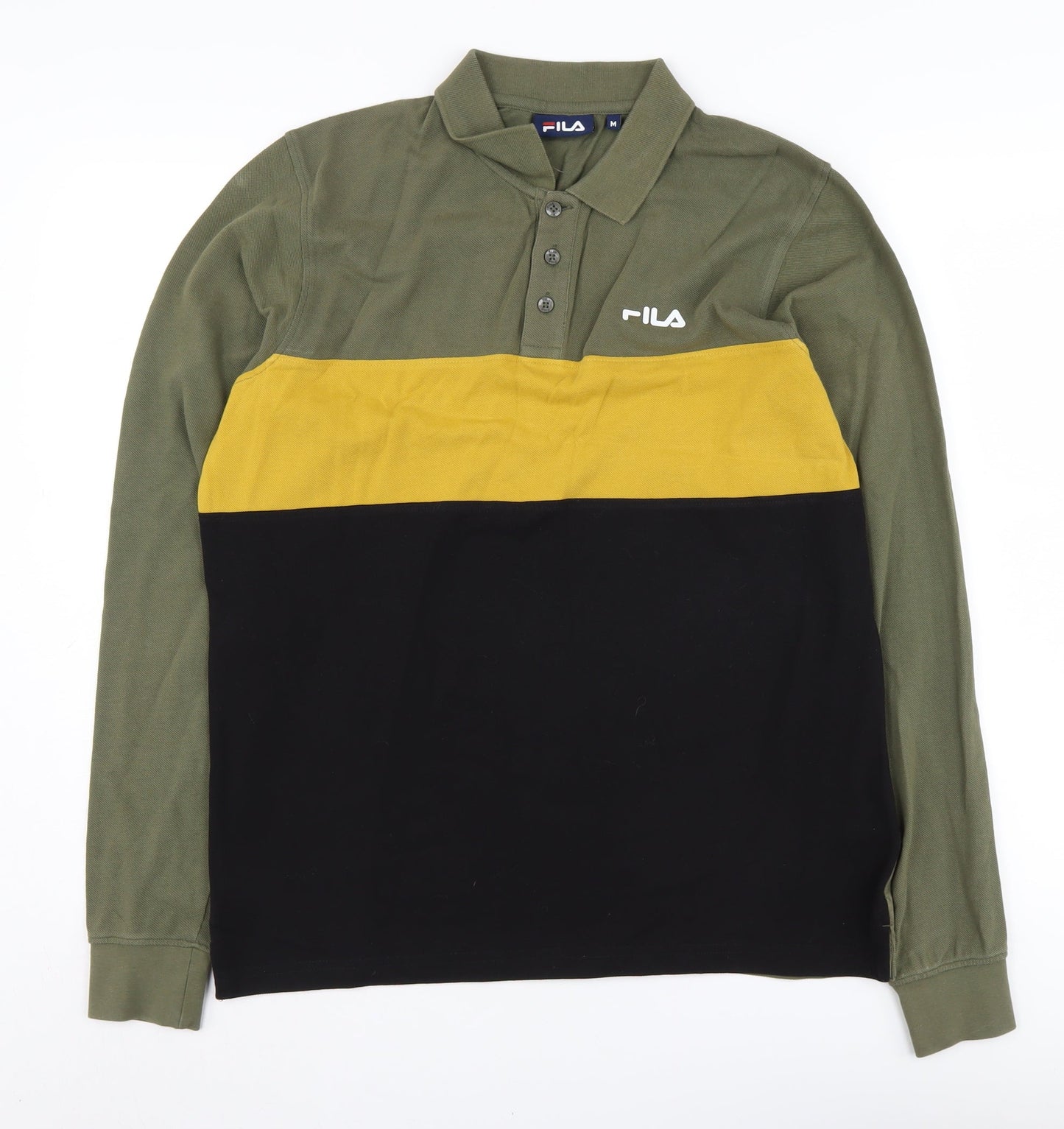 Fila Men's Multicoloured M Polo Long Sleeve