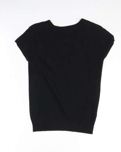 Womens UK Size 8 Laura Ashley Black Pullover Jumper