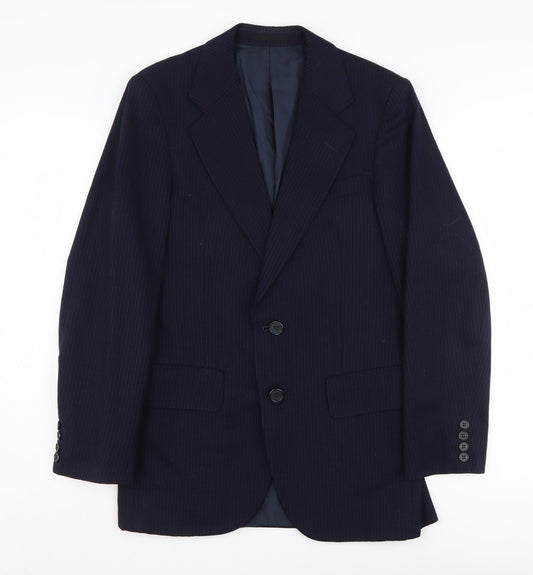 Austin Reed Men's Black Striped Blazer 38R Regular Fit