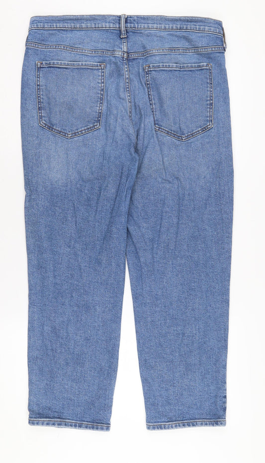 Banana Republic Women's Blue Straight Jeans Size 14