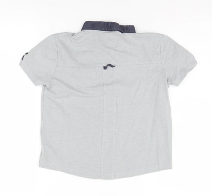Firetrap Boys Grey Polo Shirt 9-10 Years Regular Fit