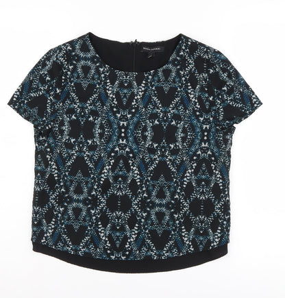 Banana Republic Women's Black Geometric XS Top