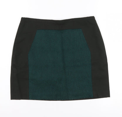 Banana Republic Women's Black Green Pencil Skirt Size 8