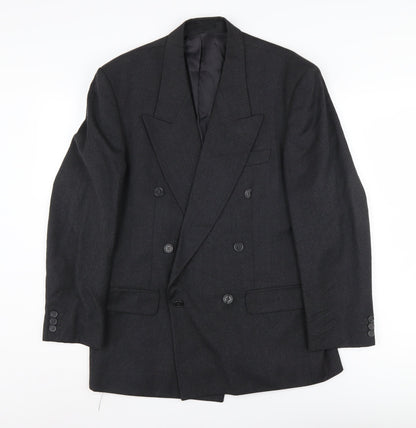 Mens UK Size 38 Centaur Regular Black Suit Jacket