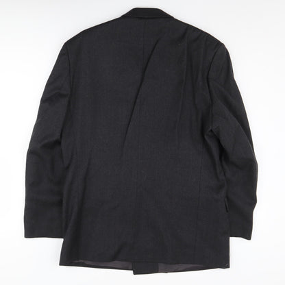 Mens UK Size 38 Centaur Regular Black Suit Jacket