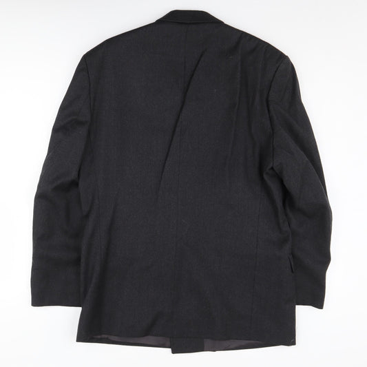 Mens UK Size 38 Centaur Regular Black Suit Jacket