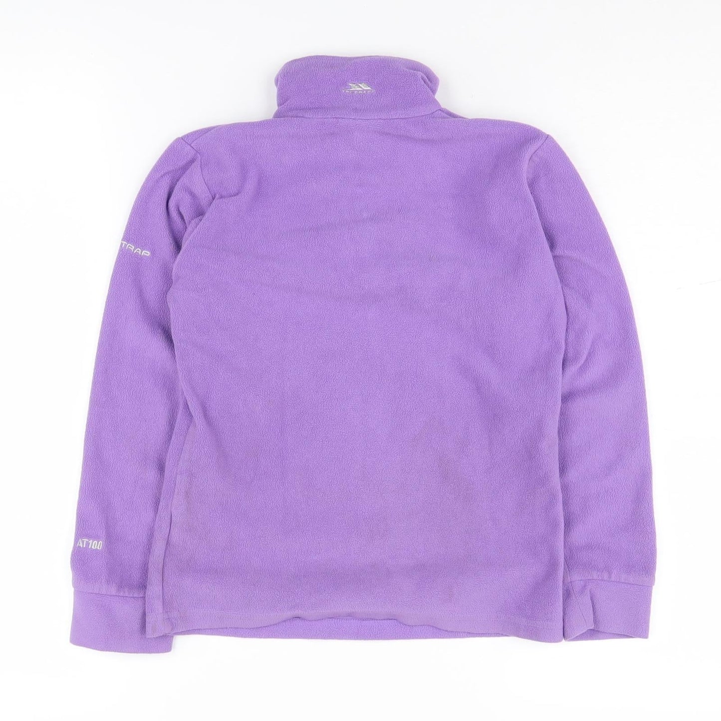 Trespass Girls Purple Fleece Henley Sweatshirt 9-10 Years