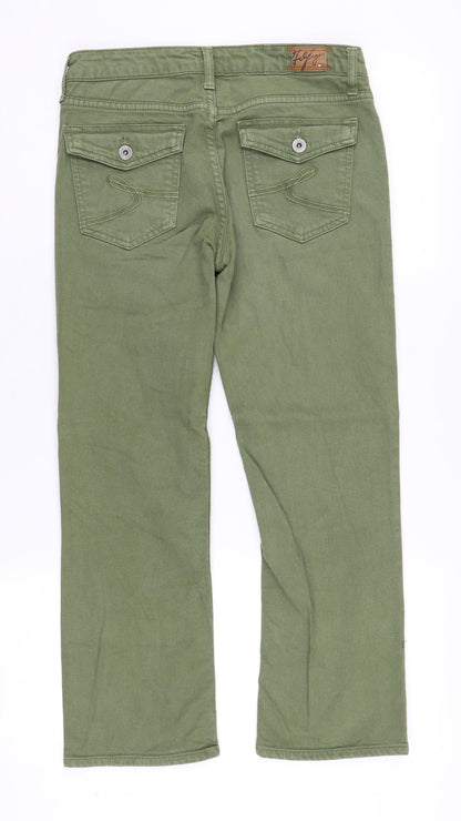 Womens UK Size 26 Tommy Hilfiger Regular Fit Straight Green Jeans
