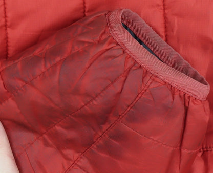 Mens UK Size S Mantaray Red Puffer Jacket