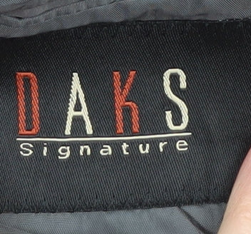 Mens UK Size 40 DAKS Regular Black Suit Jacket