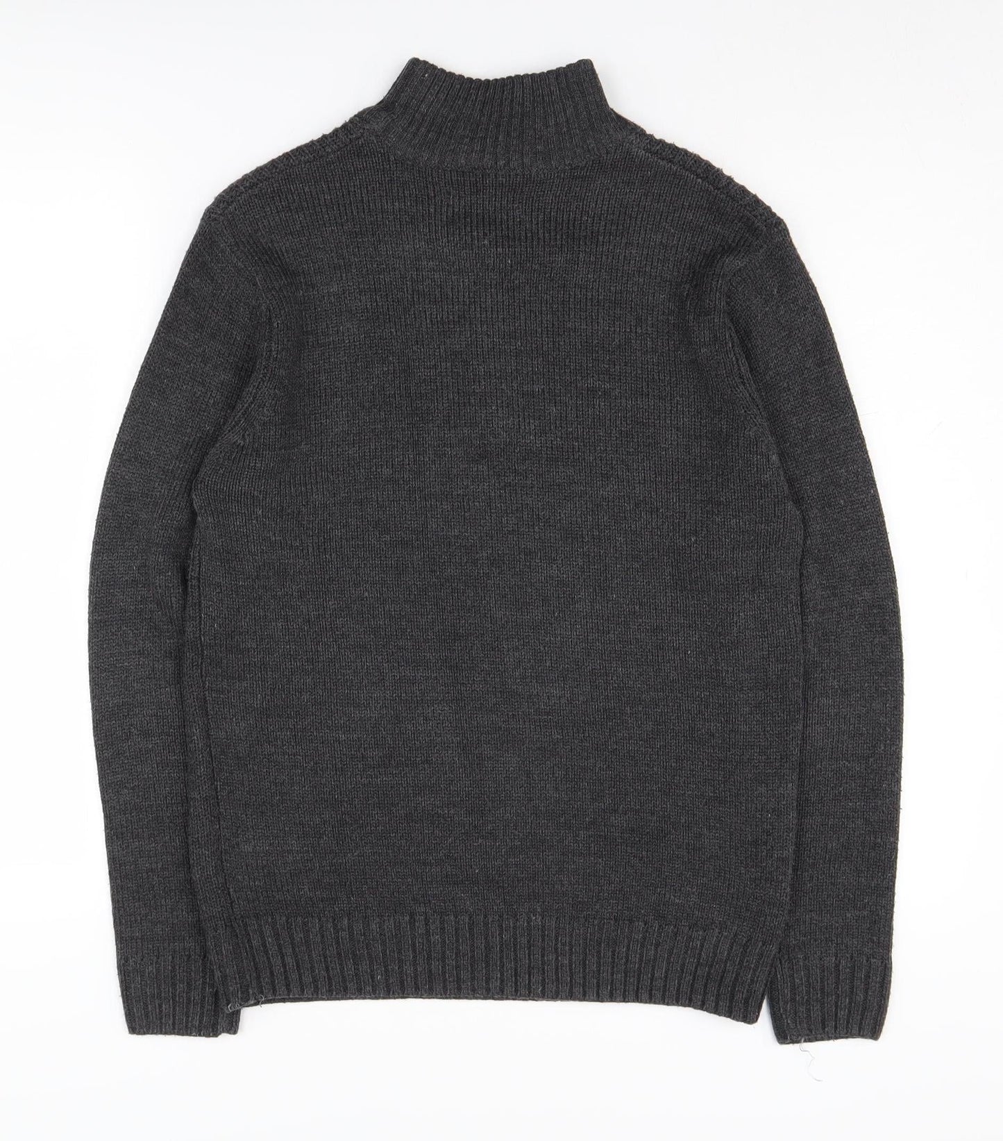 Pierre Cardin Unisex Black Full Zip Jumper S
