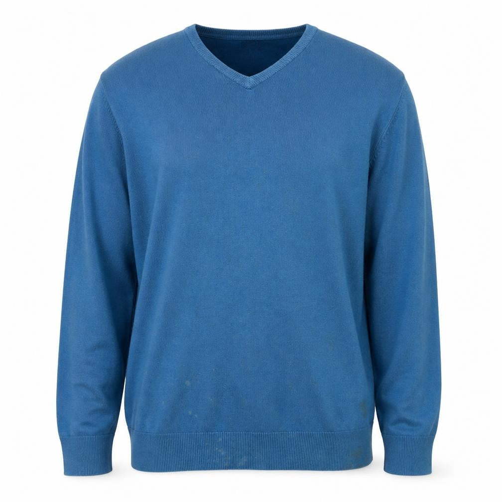 Mens UK Size 2XL Thomas Nash Blue Pullover Jumper