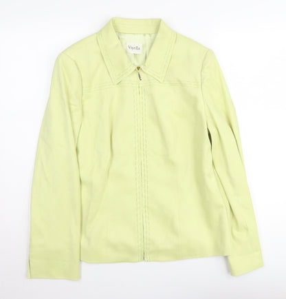 Womens UK Size 12 Viyella Green