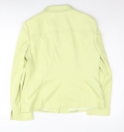 Womens UK Size 12 Viyella Green