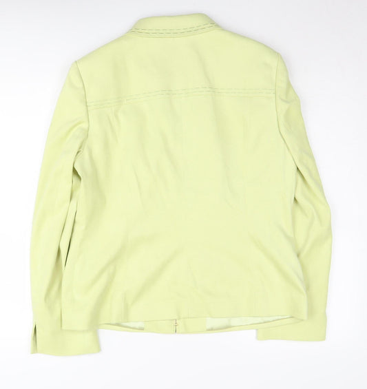 Womens UK Size 12 Viyella Green
