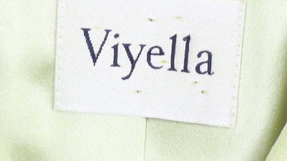 Womens UK Size 12 Viyella Green