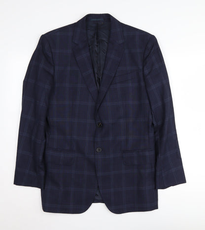 Mens UK Size 40 Reiss Regular Blue Suit Jacket