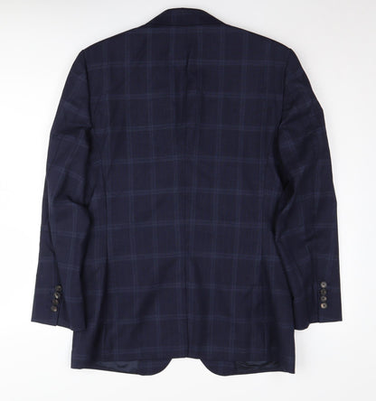 Mens UK Size 40 Reiss Regular Blue Suit Jacket