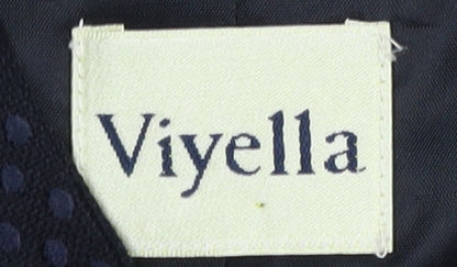 Viyella Women's Black Long Sleeve Blazer Size 14