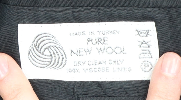 Mens UK Size 42 Moss Bros Regular Black Suit Jacket