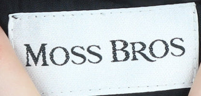 Mens UK Size 42 Moss Bros Regular Black Suit Jacket