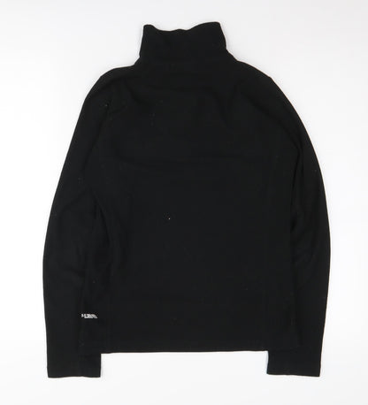 Trespass Unisex Black XS Henley Sweatshirt