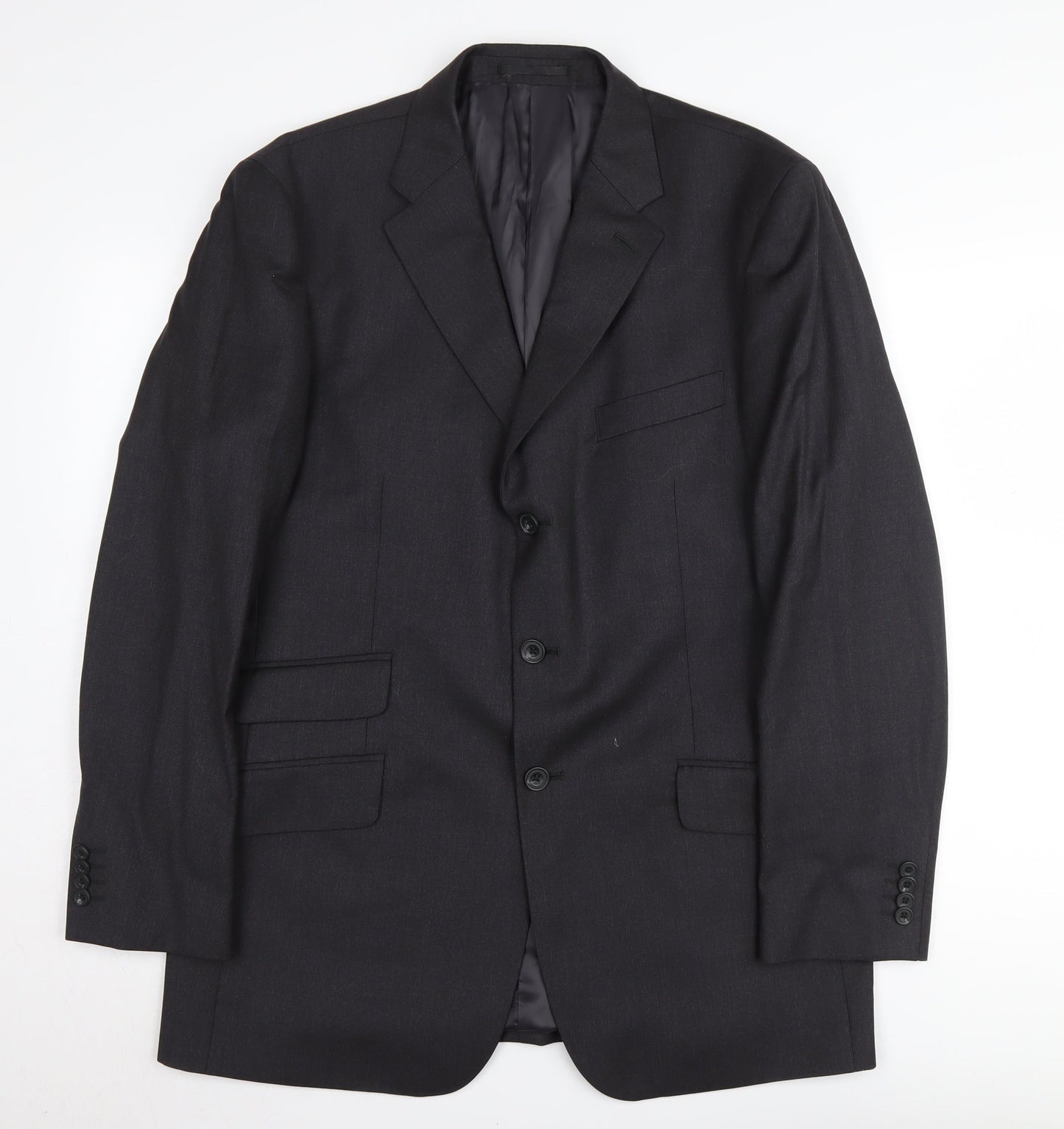 Mens UK Size 42 T.M.Lewin Regular Grey Suit Jacket