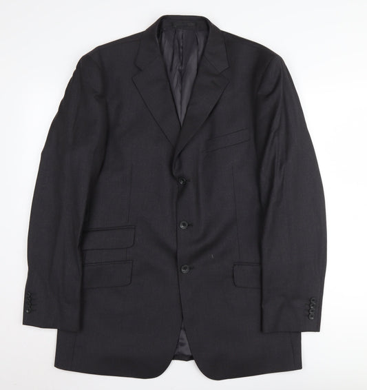 Mens UK Size 42 T.M.Lewin Regular Grey Suit Jacket