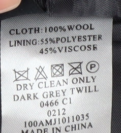 Mens UK Size 42 T.M.Lewin Regular Grey Suit Jacket