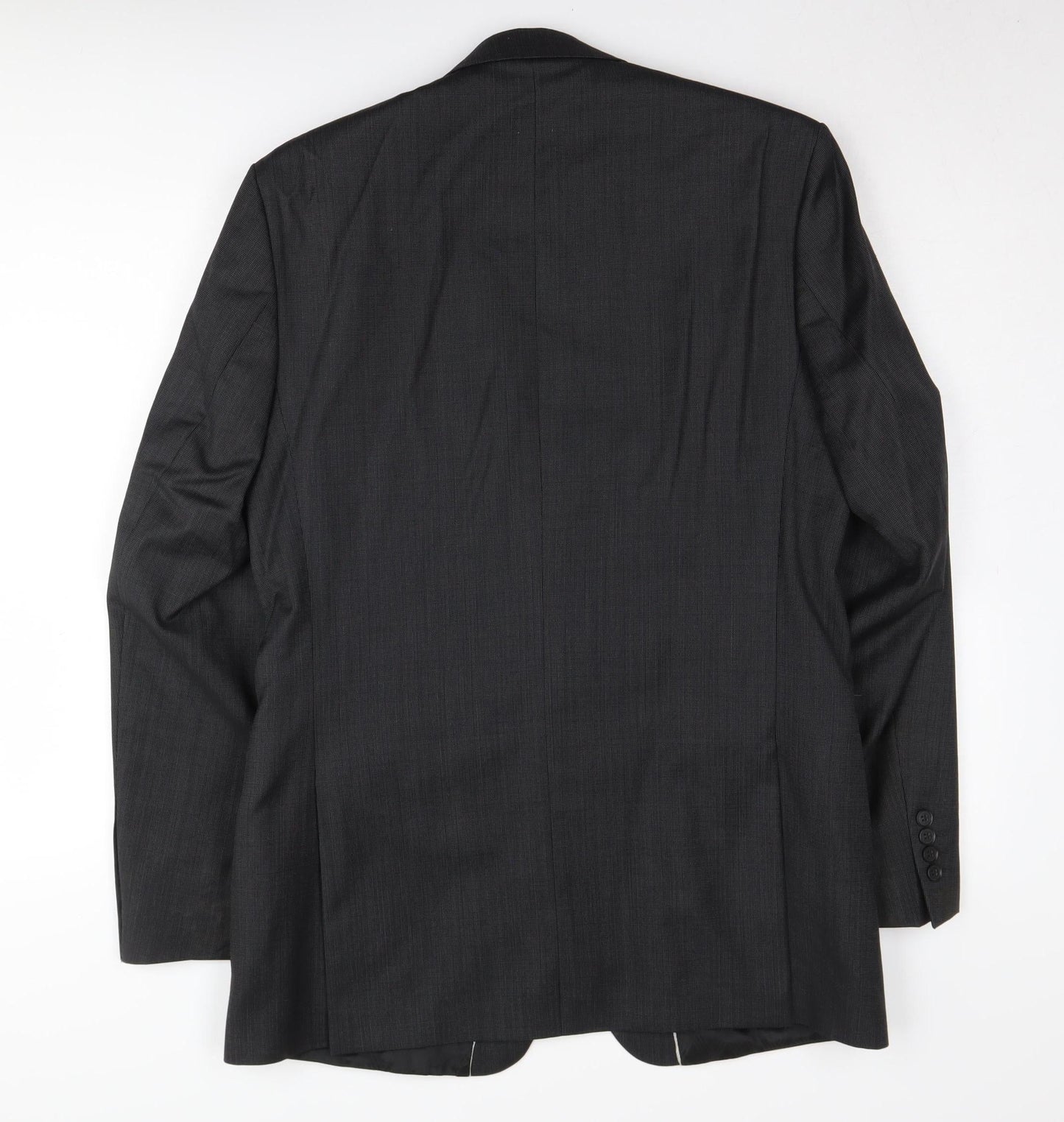 Mens UK Size 40 Jeff Banks Regular Black Suit Jacket
